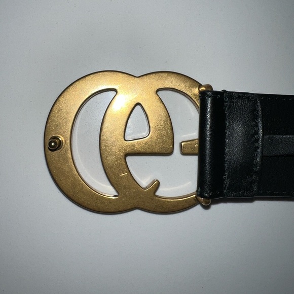 Authentic Gucci GG Marmont Wide Belt - Picture 6 of 8
